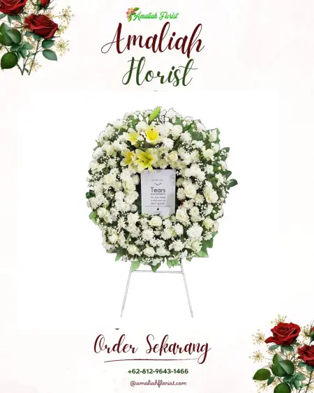 Krans Bunga Duka Pagar Iman
